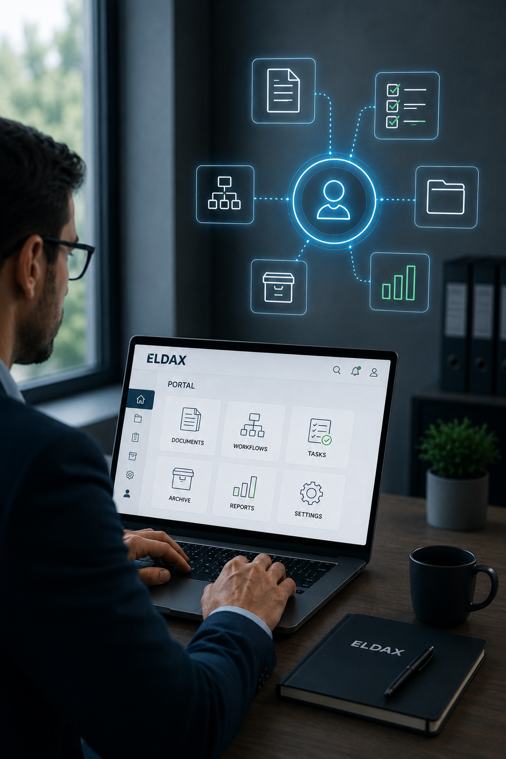 The ELDAx portal platform for secure access to documents and electronic services